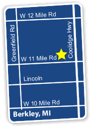 Auto One Berkley Location Map