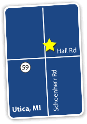 Auto One Utica Location Map