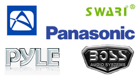 Panasonic, Boss, Audiovox, Swari