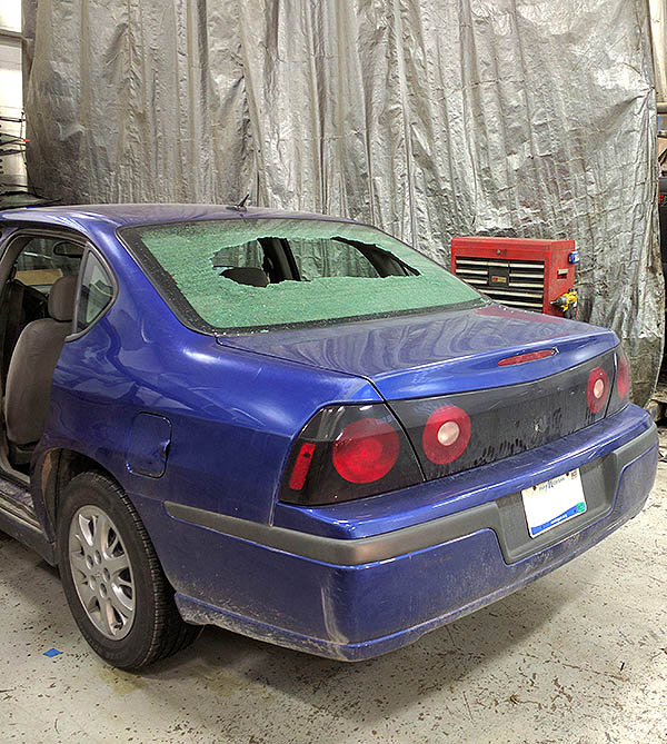 Auto One back glass repair