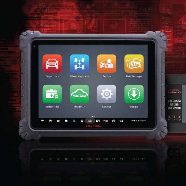 Autel calibrating windshield